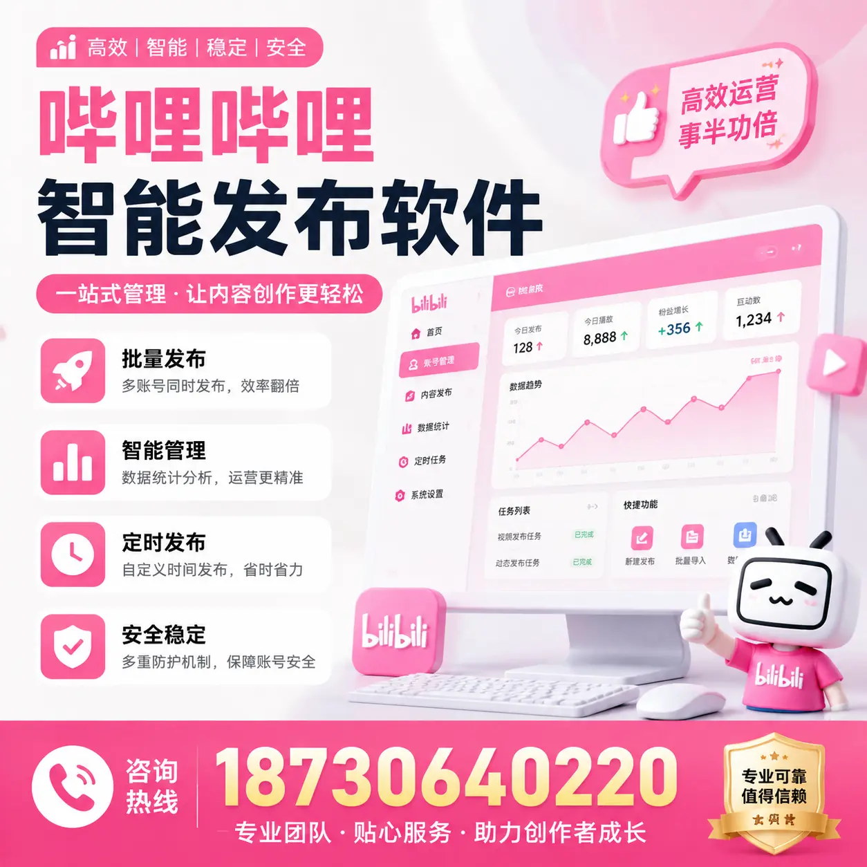 如何评估哔哩哔哩智能发布软件的ROI？荆州 企业必读